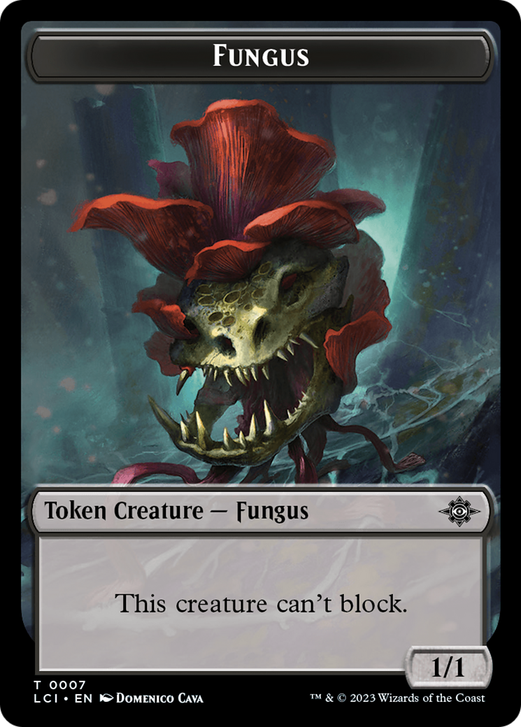 Gnome // Fungus Double-Sided Token [The Lost Caverns of Ixalan Tokens] | Shuffle n Cut Hobbies & Games