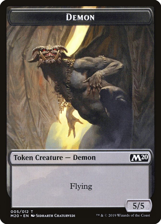 Demon Token [Core Set 2020 Tokens] | Shuffle n Cut Hobbies & Games