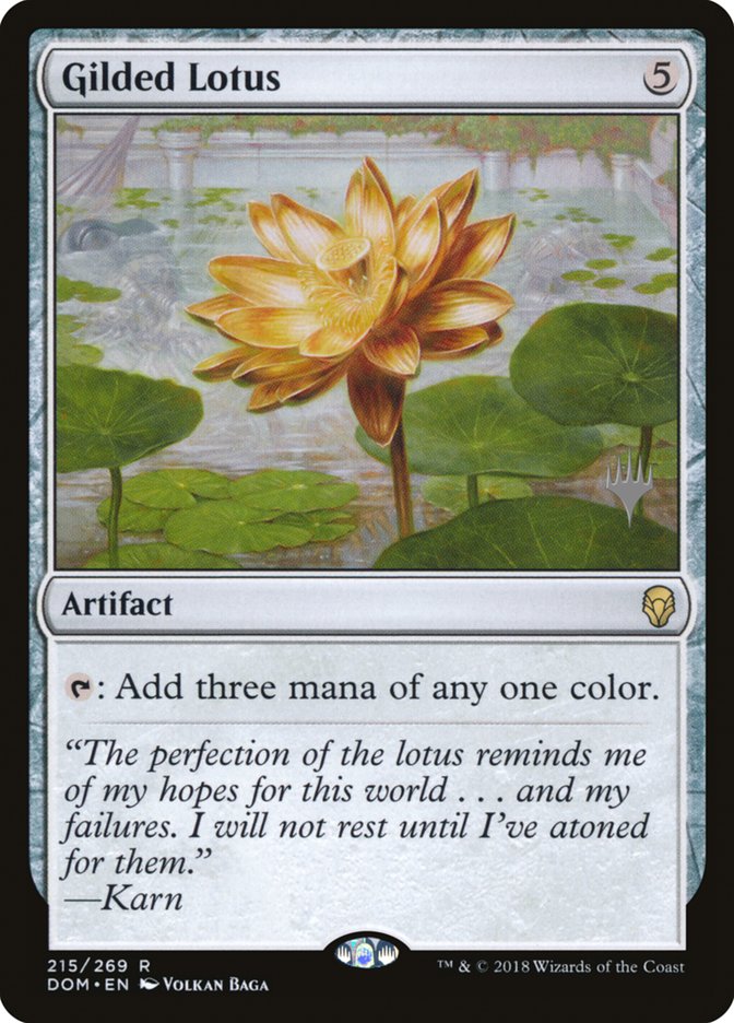 Gilded Lotus (Promo Pack) [Dominaria Promos] | Shuffle n Cut Hobbies & Games