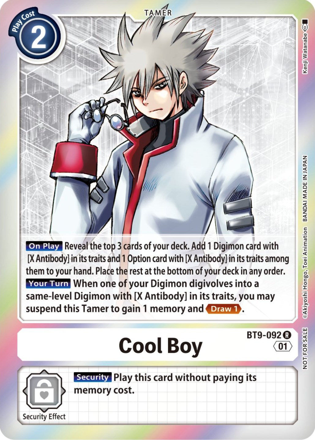 Cool Boy [BT9-092] (Event Pack 4) [X Record Promos] | Shuffle n Cut Hobbies & Games
