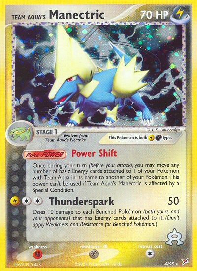 Team Aqua's Manectric (4/95) [EX: Team Magma vs Team Aqua] | Shuffle n Cut Hobbies & Games