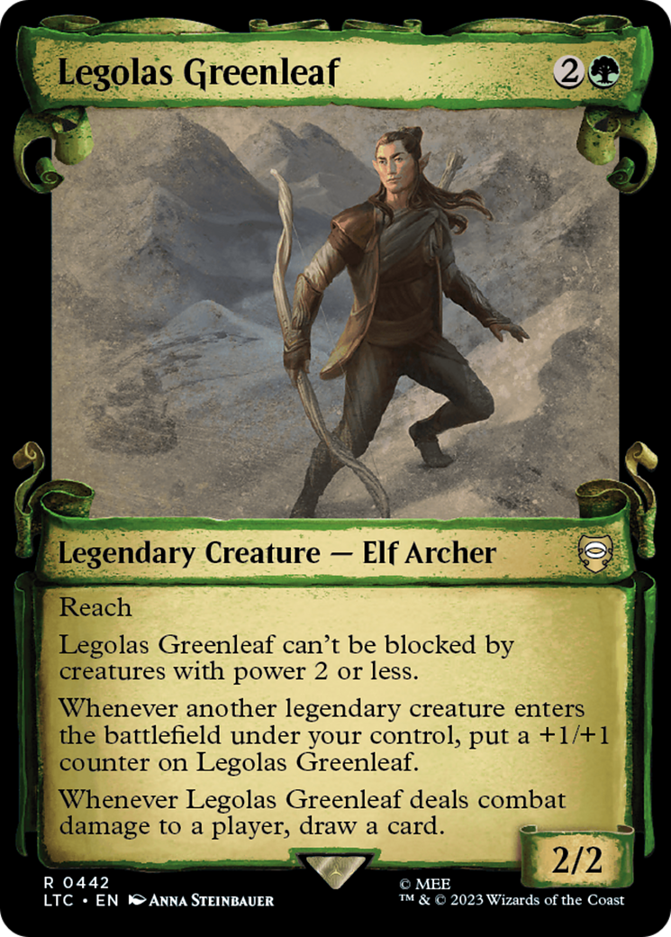Legolas Greenleaf [The Lord of the Rings: Tales of Middle-Earth Commander Showcase Scrolls] | Shuffle n Cut Hobbies & Games