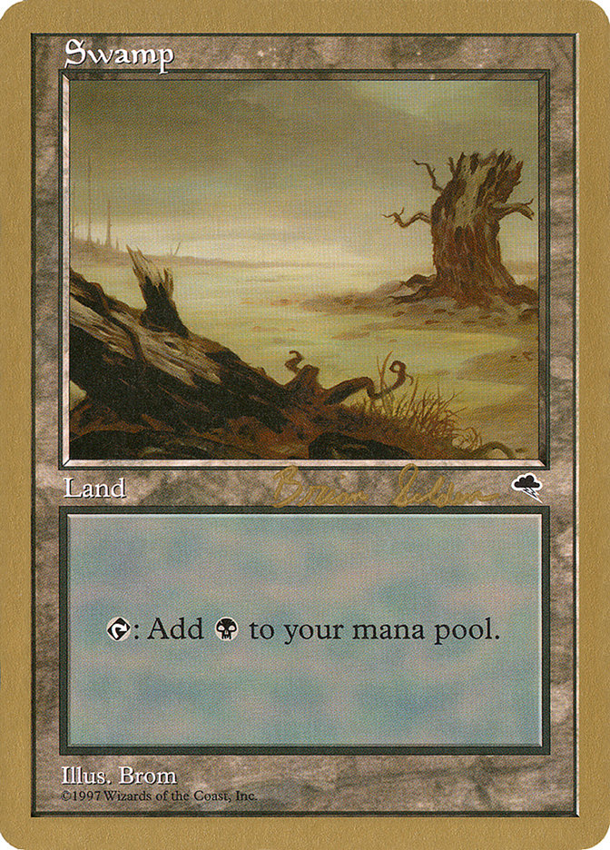 Swamp (bs340) (Brian Selden) [World Championship Decks 1998] | Shuffle n Cut Hobbies & Games