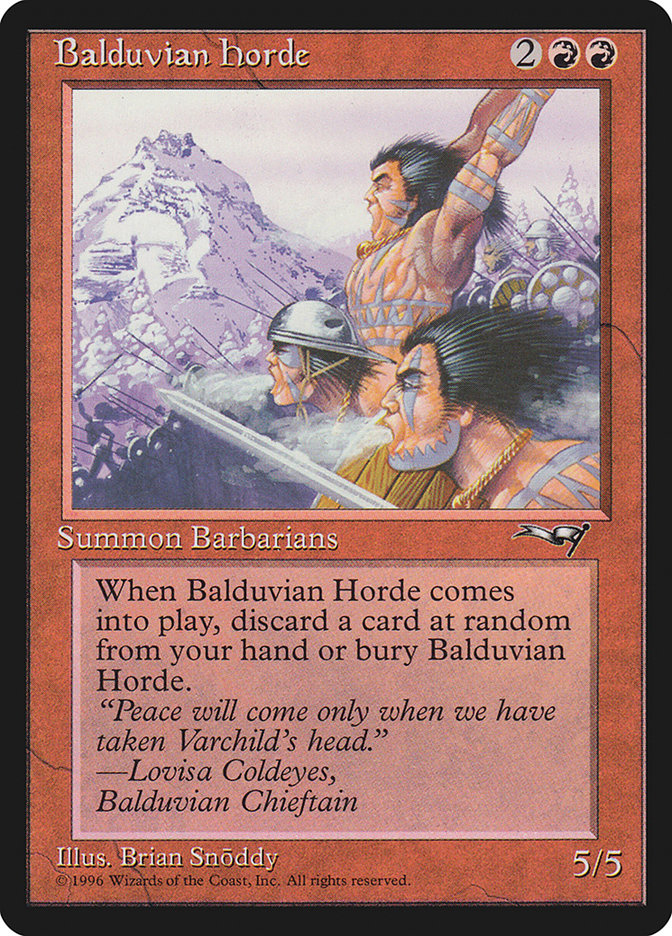 Balduvian Horde [Alliances] | Shuffle n Cut Hobbies & Games