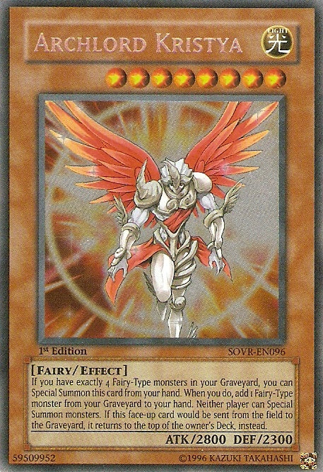 Archlord Kristya [SOVR-EN096] Secret Rare | Shuffle n Cut Hobbies & Games