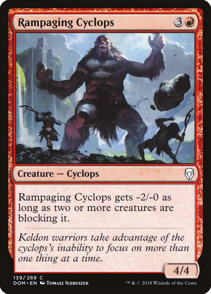 Rampaging Cyclops [Dominaria] | Shuffle n Cut Hobbies & Games