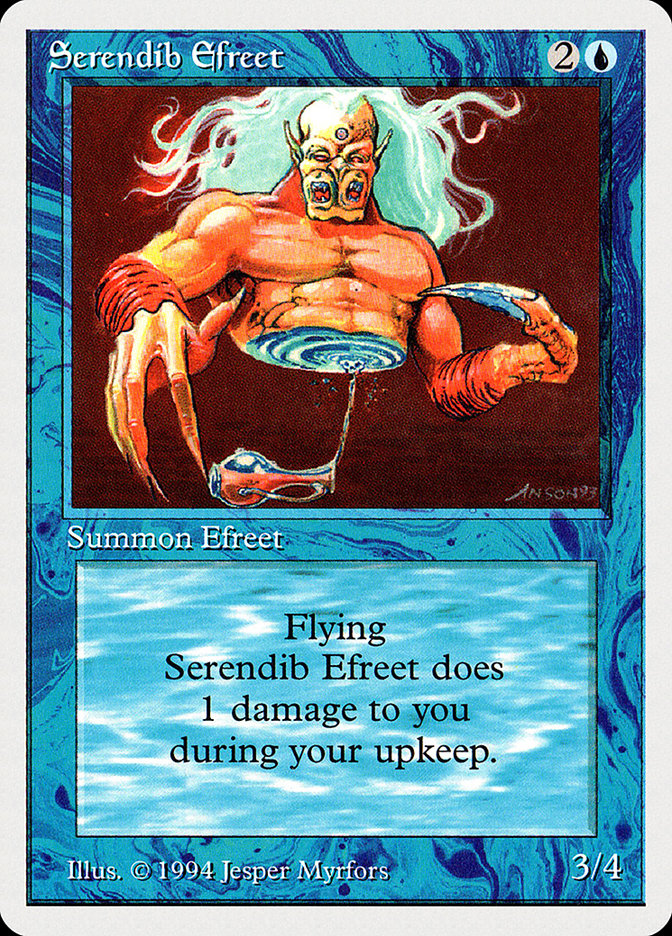 Serendib Efreet [Summer Magic / Edgar] | Shuffle n Cut Hobbies & Games