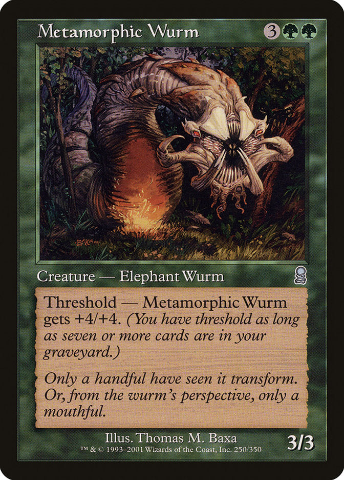 Metamorphic Wurm [Odyssey] | Shuffle n Cut Hobbies & Games