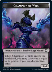Champion of Wits // Illusion Double-Sided Token [Dungeons & Dragons: Adventures in the Forgotten Realms Commander Tokens] | Shuffle n Cut Hobbies & Games