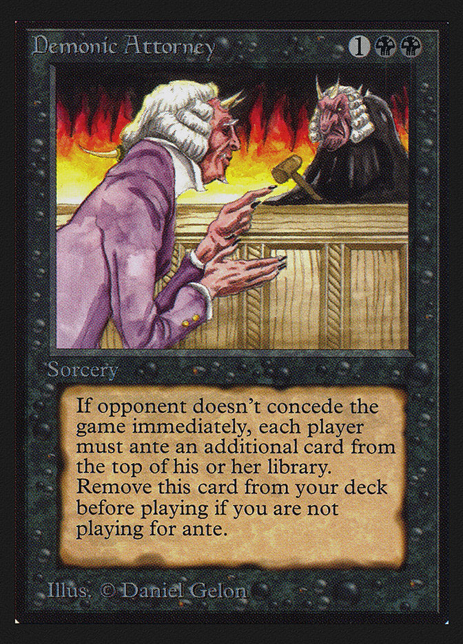 Demonic Attorney [Collectors' Edition] | Shuffle n Cut Hobbies & Games