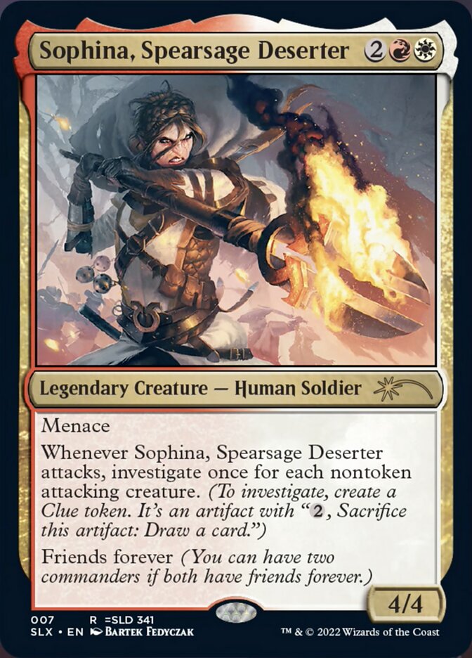 Sophina, Spearsage Deserter [Secret Lair: Universes Within] | Shuffle n Cut Hobbies & Games