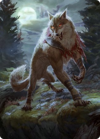 Arlinn, the Moon's Fury 1 Art Card [Innistrad: Midnight Hunt Art Series] | Shuffle n Cut Hobbies & Games
