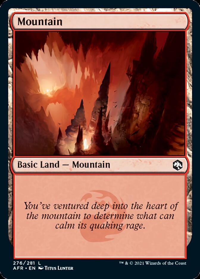 Mountain (276) [Dungeons & Dragons: Adventures in the Forgotten Realms] | Shuffle n Cut Hobbies & Games