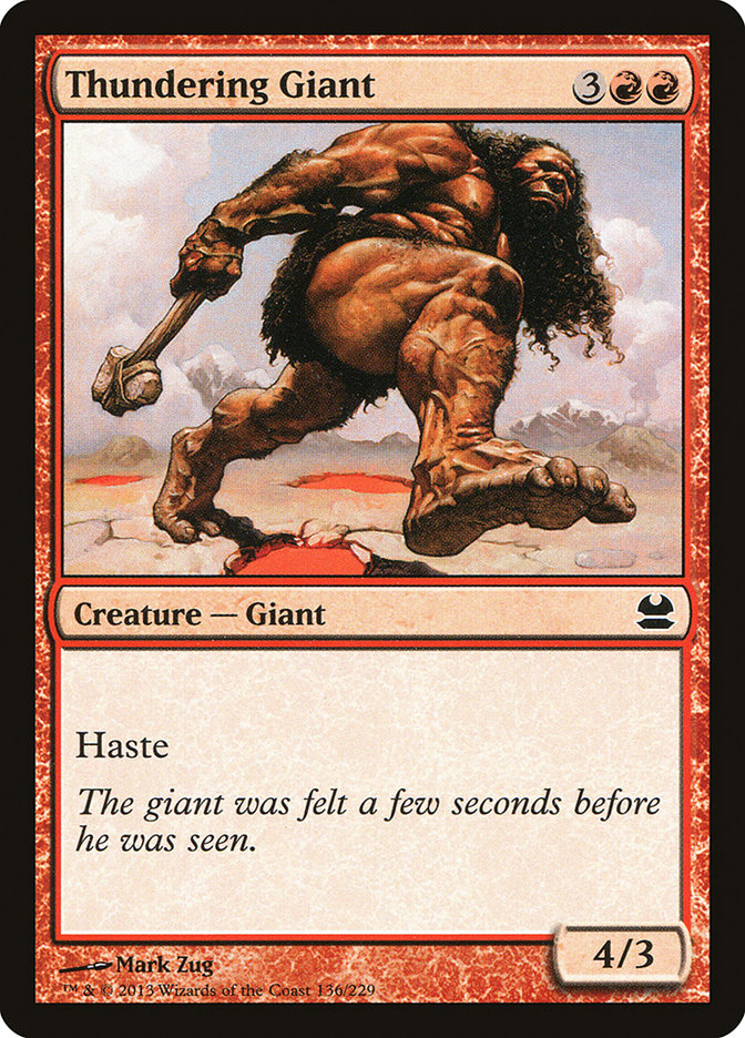 Thundering Giant [Modern Masters] | Shuffle n Cut Hobbies & Games