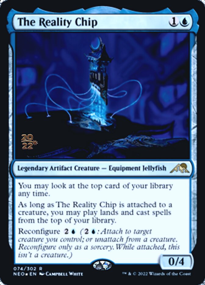 The Reality Chip [Kamigawa: Neon Dynasty Prerelease Promos] | Shuffle n Cut Hobbies & Games