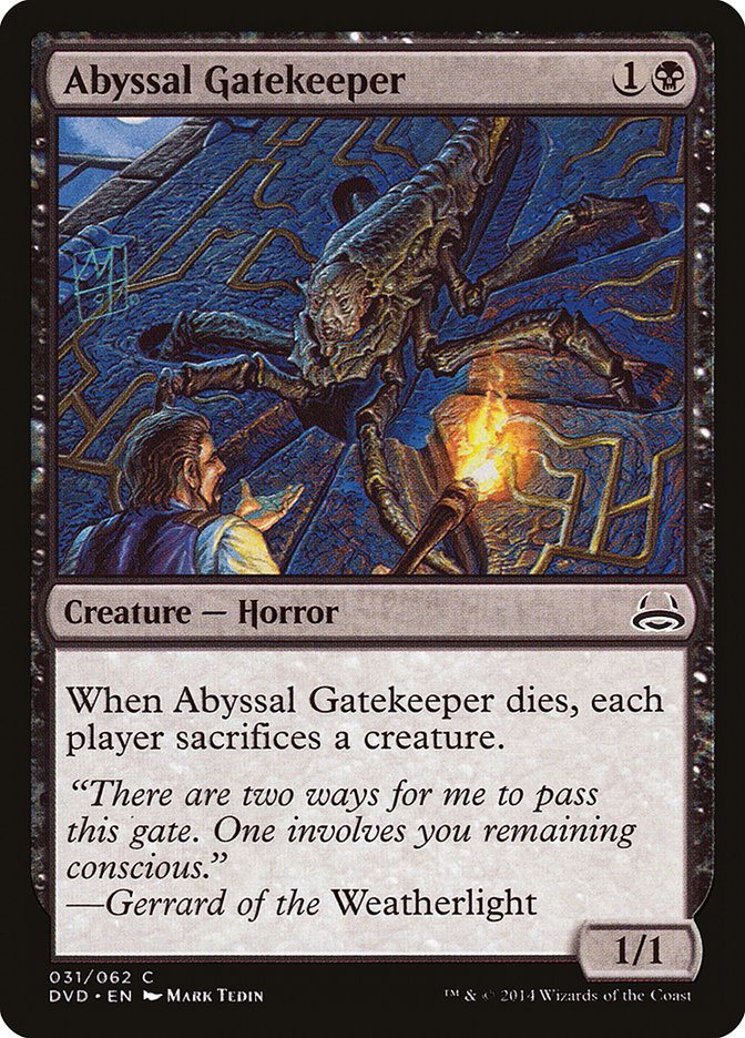 Abyssal Gatekeeper (Divine vs. Demonic) [Duel Decks Anthology] | Shuffle n Cut Hobbies & Games