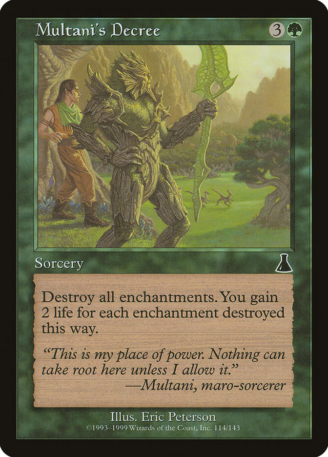 Multani's Decree [Urza's Destiny] | Shuffle n Cut Hobbies & Games