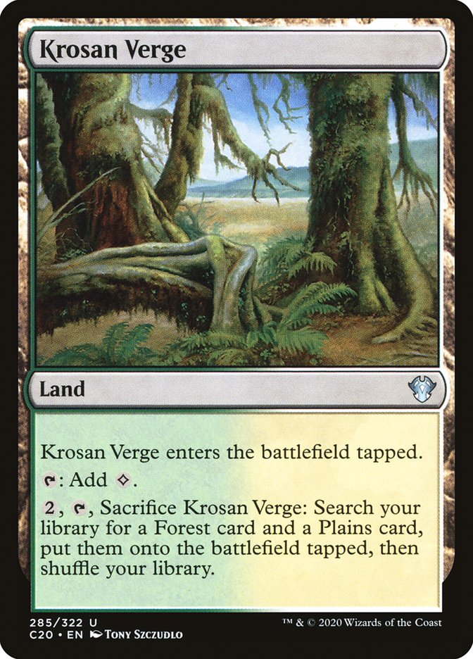 Krosan Verge [Commander 2020] | Shuffle n Cut Hobbies & Games