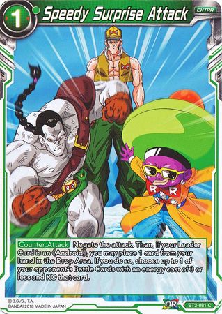 Speedy Surprise Attack [BT3-081] | Shuffle n Cut Hobbies & Games