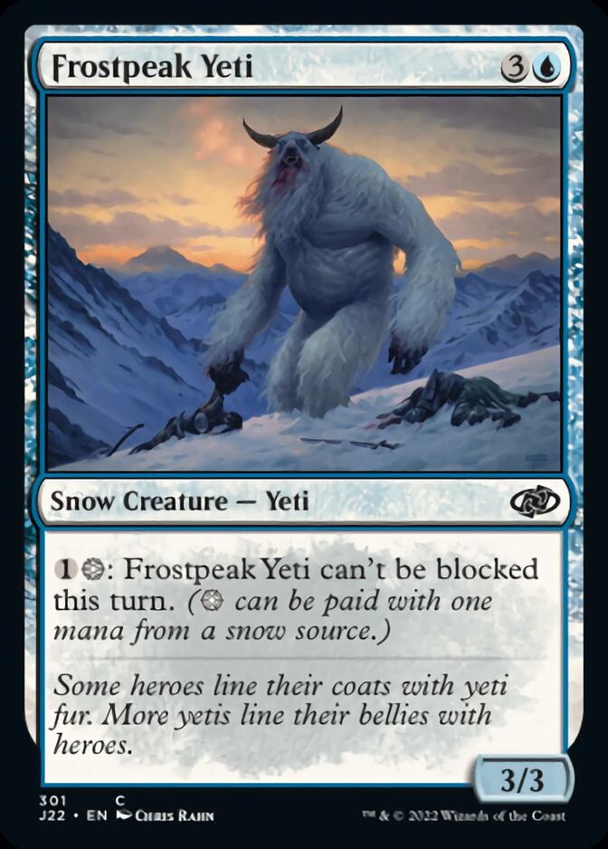 Frostpeak Yeti [Jumpstart 2022] | Shuffle n Cut Hobbies & Games