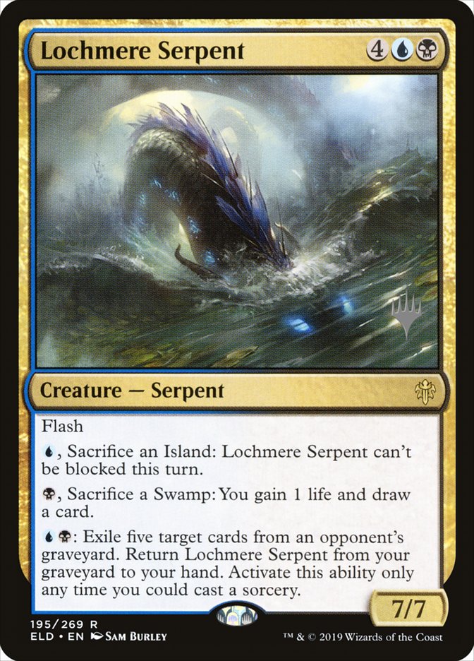 Lochmere Serpent (Promo Pack) [Throne of Eldraine Promos] | Shuffle n Cut Hobbies & Games