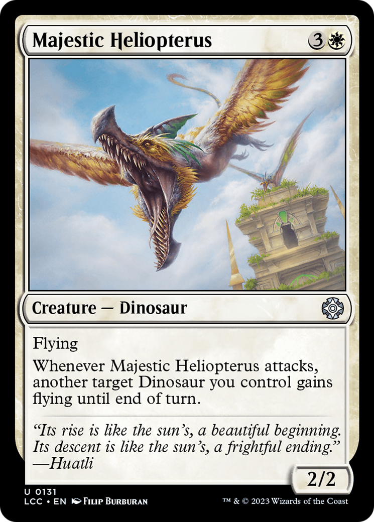 Majestic Heliopterus [The Lost Caverns of Ixalan Commander] | Shuffle n Cut Hobbies & Games