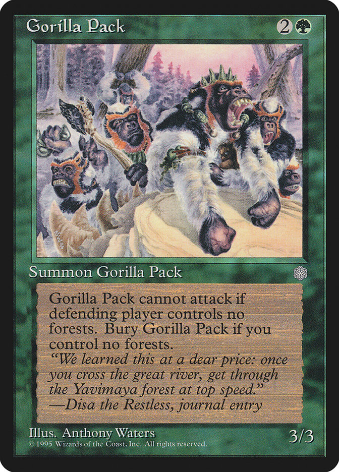 Gorilla Pack [Ice Age] | Shuffle n Cut Hobbies & Games