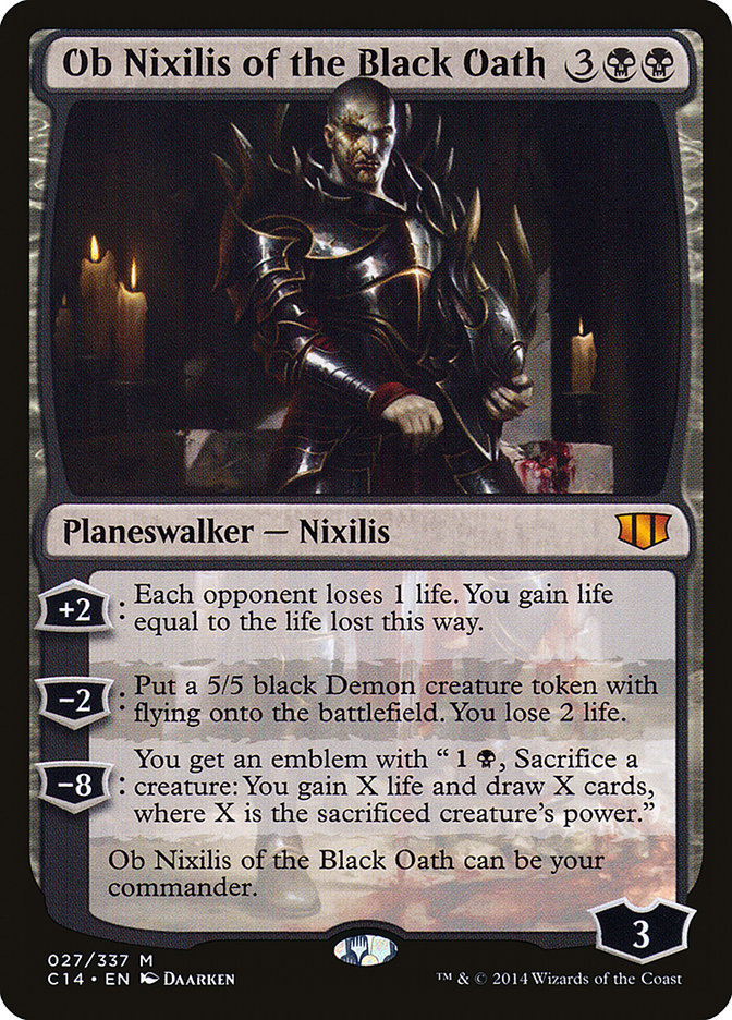 Ob Nixilis of the Black Oath [Commander 2014] | Shuffle n Cut Hobbies & Games