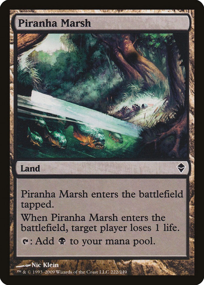 Piranha Marsh [Zendikar] | Shuffle n Cut Hobbies & Games