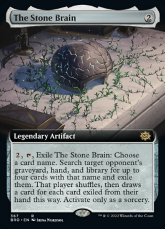 The Stone Brain (Extended Art) [The Brothers' War] | Shuffle n Cut Hobbies & Games