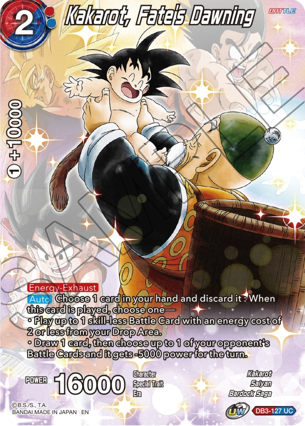 Kakarot, Fate's Dawning (DB3-127) [Theme Selection: History of Son Goku] | Shuffle n Cut Hobbies & Games