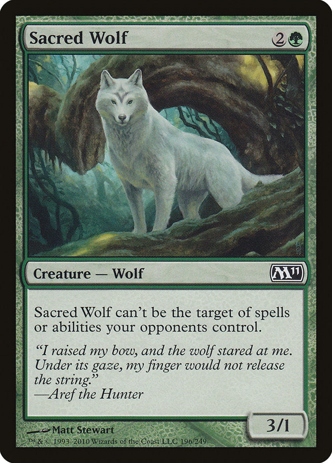 Sacred Wolf [Magic 2011] | Shuffle n Cut Hobbies & Games