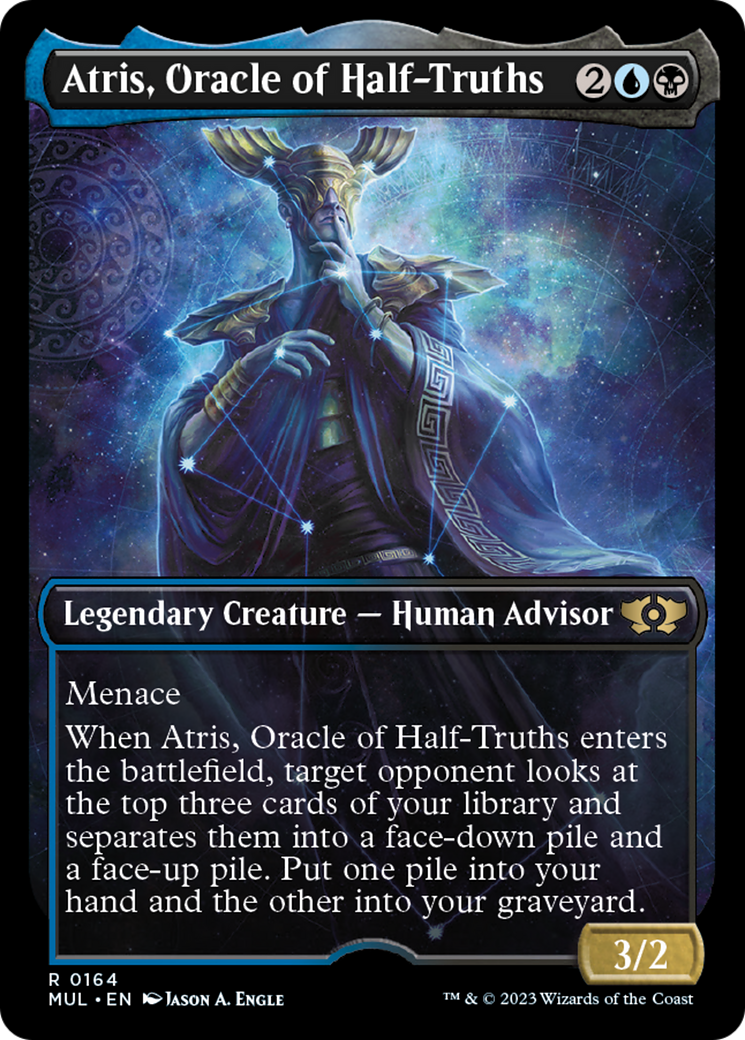 Atris, Oracle of Half-Truths (Halo Foil) [Multiverse Legends] | Shuffle n Cut Hobbies & Games