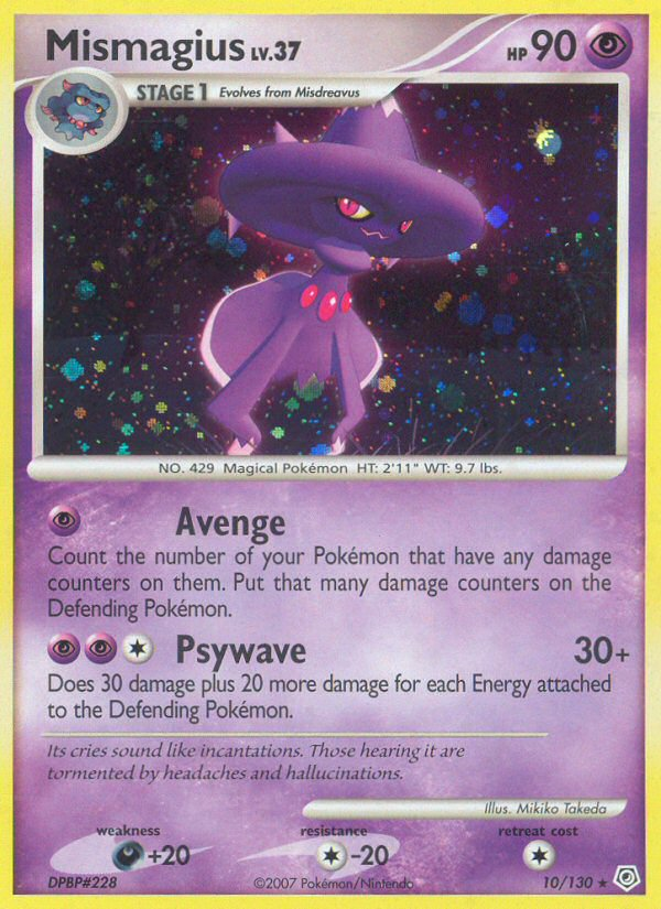 Mismagius (10/130) [Diamond & Pearl: Base Set] | Shuffle n Cut Hobbies & Games