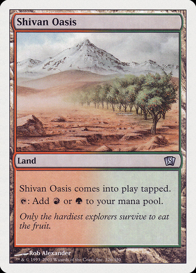 Shivan Oasis [Eighth Edition] | Shuffle n Cut Hobbies & Games