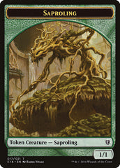 Saproling (016) // Saproling (017) Double-Sided Token [Commander 2016 Tokens] | Shuffle n Cut Hobbies & Games