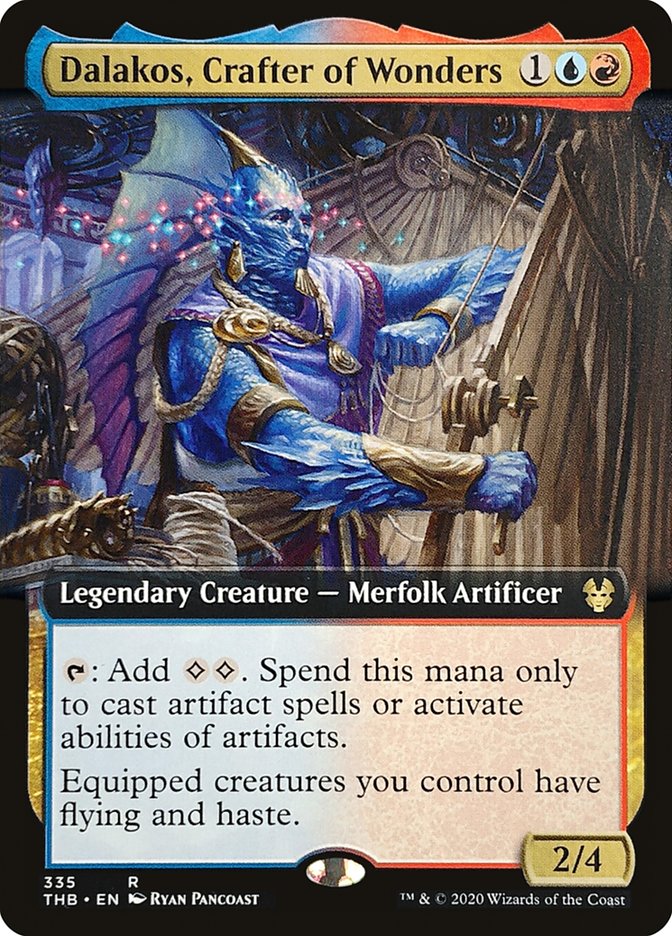 Dalakos, Crafter of Wonders (Extended Art) [Theros Beyond Death] | Shuffle n Cut Hobbies & Games