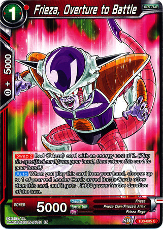 Frieza, Overture to Battle [TB3-005] | Shuffle n Cut Hobbies & Games