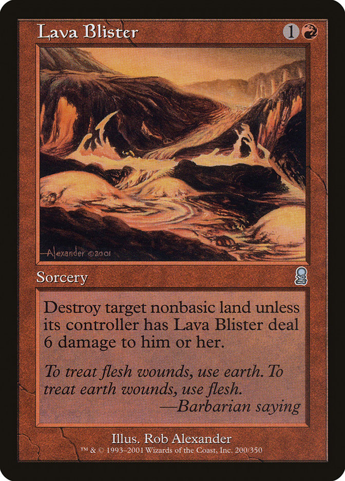 Lava Blister [Odyssey] | Shuffle n Cut Hobbies & Games