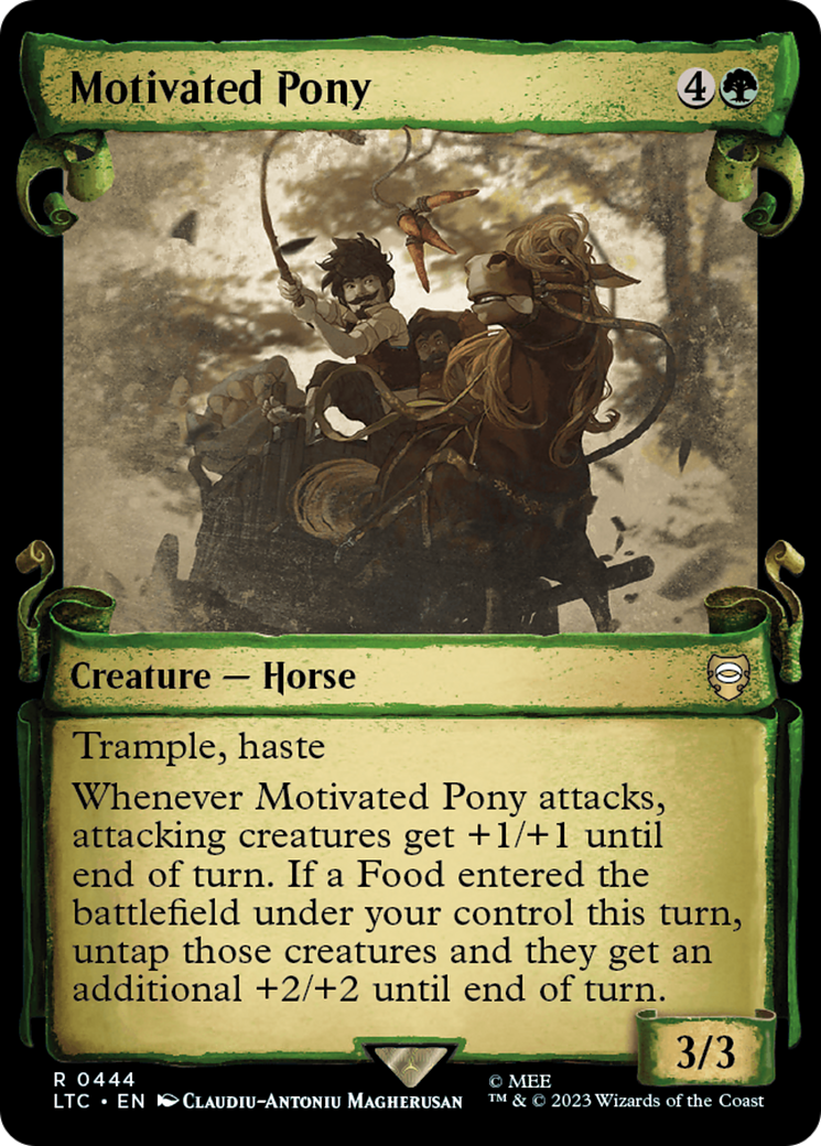 Motivated Pony [The Lord of the Rings: Tales of Middle-Earth Commander Showcase Scrolls] | Shuffle n Cut Hobbies & Games