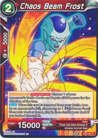 Chaos Beam Frost [BT9-015] | Shuffle n Cut Hobbies & Games