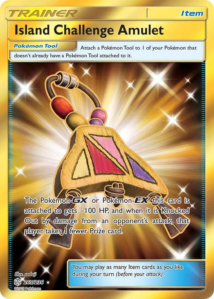 Island Challenge Amulet (265/236) [Sun & Moon: Cosmic Eclipse] | Shuffle n Cut Hobbies & Games