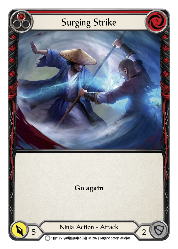 Surging Strike (Red) [1HP125] | Shuffle n Cut Hobbies & Games