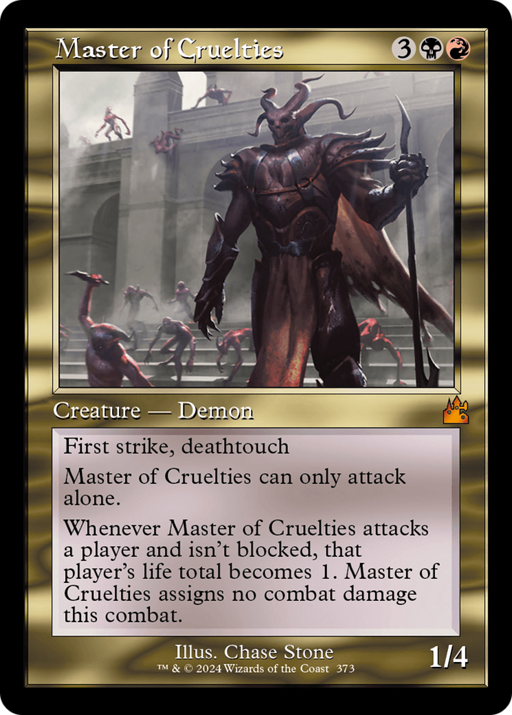 Master of Cruelties (Retro Frame) [Ravnica Remastered] | Shuffle n Cut Hobbies & Games