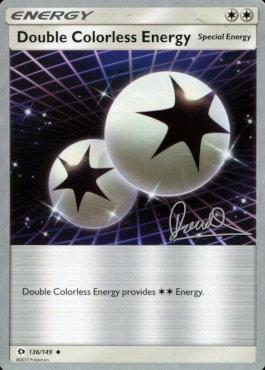 Double Colorless Energy (136/149) (Infinite Force - Diego Cassiraga) [World Championships 2017] | Shuffle n Cut Hobbies & Games