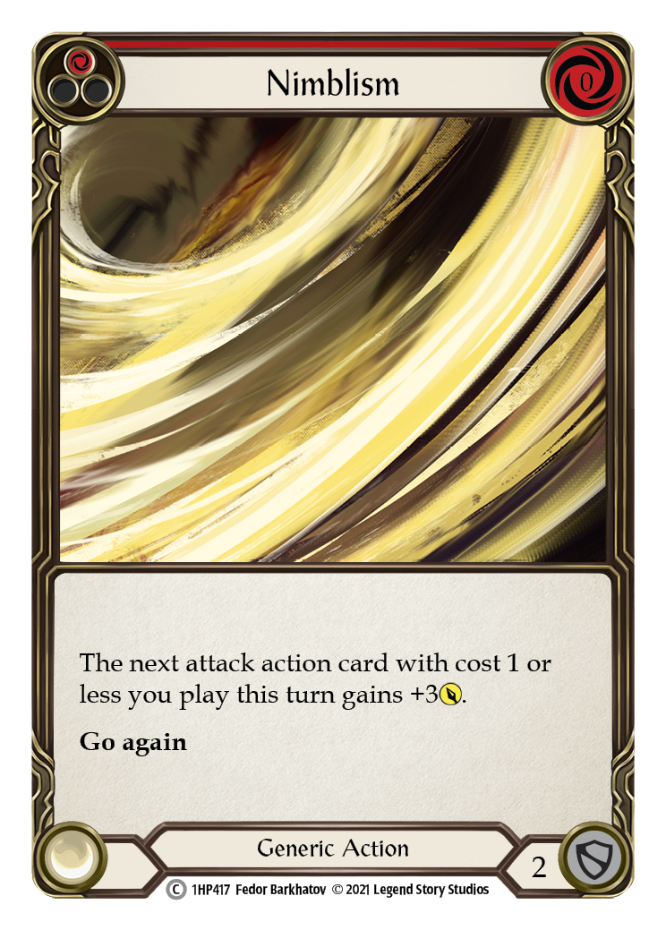 Nimblism (Red) [1HP417] | Shuffle n Cut Hobbies & Games