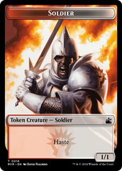 Bird // Soldier Double-Sided Token [Ravnica Remastered Tokens] | Shuffle n Cut Hobbies & Games