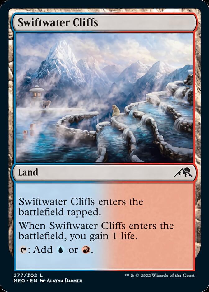 Swiftwater Cliffs [Kamigawa: Neon Dynasty] | Shuffle n Cut Hobbies & Games