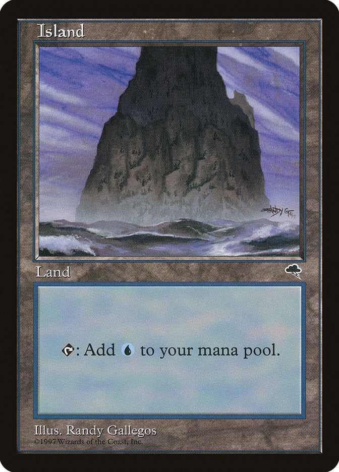 Island (Purple Sky and Water) [Tempest] | Shuffle n Cut Hobbies & Games