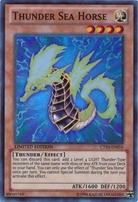 Thunder Sea Horse [CT10-EN016] Super Rare | Shuffle n Cut Hobbies & Games